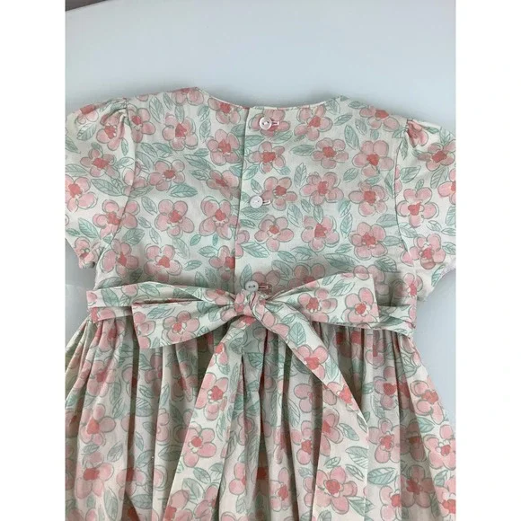 Edgehill Collection Smocked Pastel floral dress size 3T EUC - Picture 9 of 11